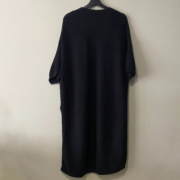 Joe Fresh 100% Cotton Open Front Textured Short Sleeve Cardigan - Picture 2 of 16